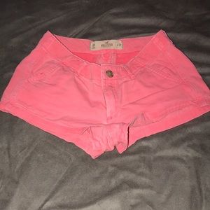 Pink khaki shorts